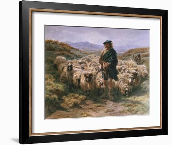 Highland Shepherd-Rosa Bonheur-Framed Premium Giclee Print