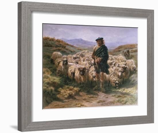 Highland Shepherd-Rosa Bonheur-Framed Premium Giclee Print