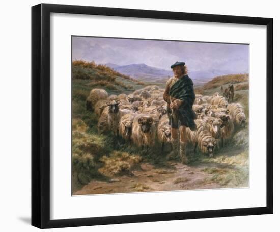 Highland Shepherd-Rosa Bonheur-Framed Premium Giclee Print