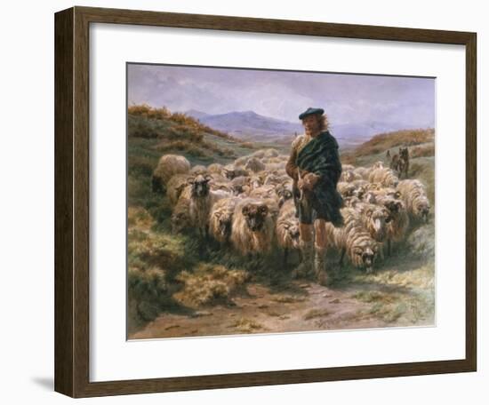 Highland Shepherd-Rosa Bonheur-Framed Premium Giclee Print