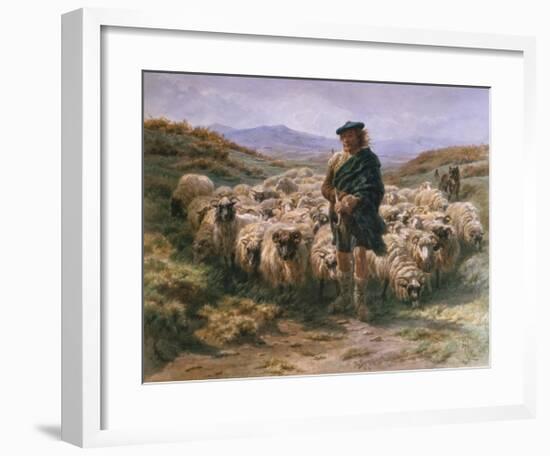 Highland Shepherd-Rosa Bonheur-Framed Premium Giclee Print