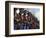 Highlands Warrior Marching Performance at Sing Sing Festival, Papua New Guinea-Keren Su-Framed Photographic Print