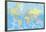 Highly Detailed Political World Map with Labeling.Vector Illustration.-Bardocz Peter-Framed Stretched Canvas