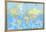 Highly Detailed Political World Map with Labeling.Vector Illustration.-Bardocz Peter-Framed Stretched Canvas