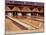 Highly Polished Bowling Lanes-null-Mounted Photographic Print