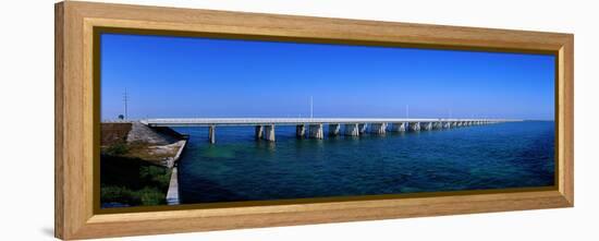 Highway 1 to Key West Florida USA-null-Framed Stretched Canvas