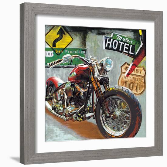 Highway 101-Ray Foster-Framed Art Print