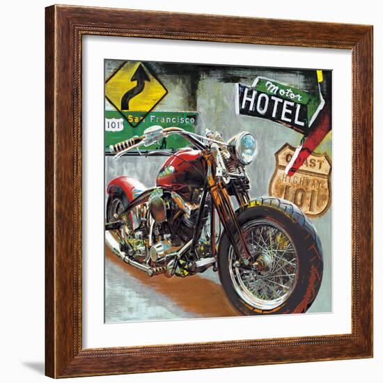 Highway 101-Ray Foster-Framed Art Print