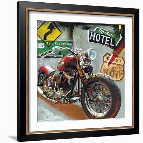 Highway 101-Ray Foster-Framed Art Print