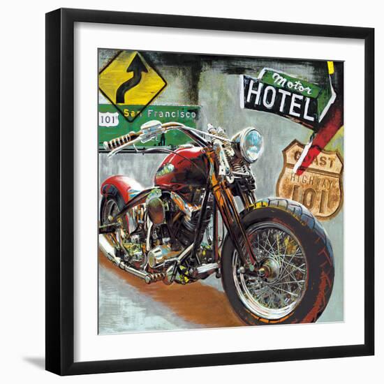 Highway 101-Ray Foster-Framed Art Print