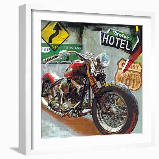 Highway 101-Ray Foster-Framed Art Print