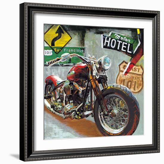 Highway 101-Ray Foster-Framed Art Print