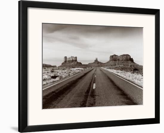 Highway 163, Monument Valley, Arizona-Monte Nagler-Framed Art Print