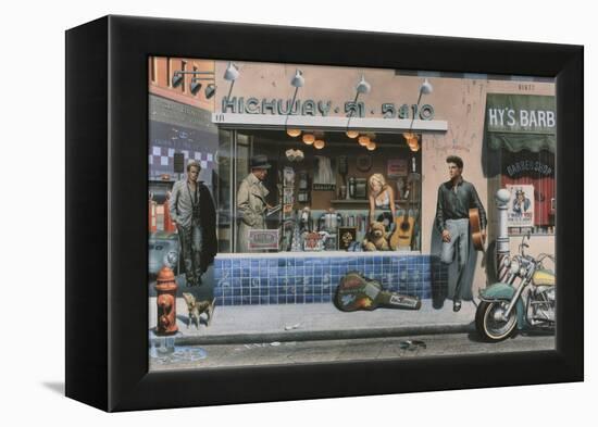 Highway 51-Chris Consani-Framed Stretched Canvas