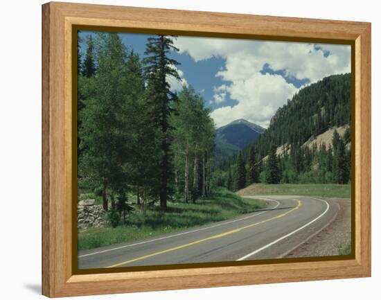 Highway 550 in the San Juan Mountains-James Randklev-Framed Premier Image Canvas