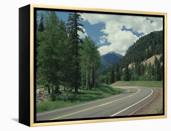 Highway 550 in the San Juan Mountains-James Randklev-Framed Premier Image Canvas