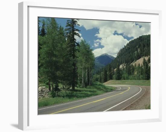 Highway 550 in the San Juan Mountains-James Randklev-Framed Photographic Print