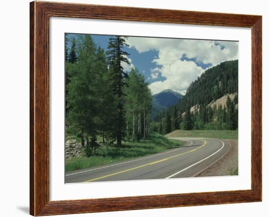 Highway 550 in the San Juan Mountains-James Randklev-Framed Photographic Print