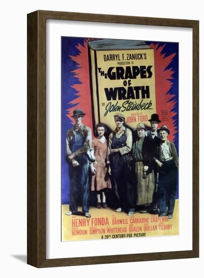 Highway 66, 1940 "The Grapes of Wrath" Directed by John Ford-null-Framed Giclee Print