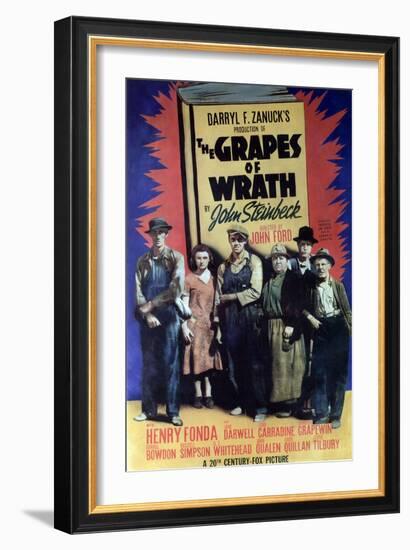 Highway 66, 1940 "The Grapes of Wrath" Directed by John Ford-null-Framed Giclee Print
