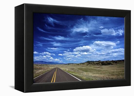 Highway 78, New Mexico, High Alpine Grasslands and Clouds-Richard Wright-Framed Premier Image Canvas