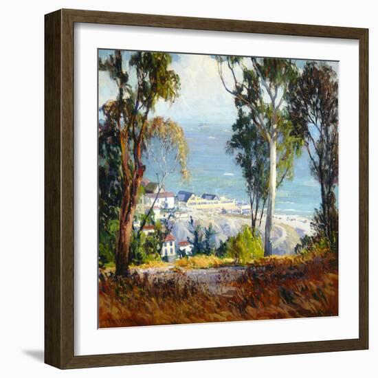 Highway by the Sea-Fitch Fulton-Framed Art Print