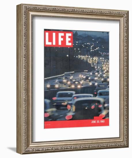 Highway Congestion, June 20, 1960-Ralph Crane-Framed Photographic Print