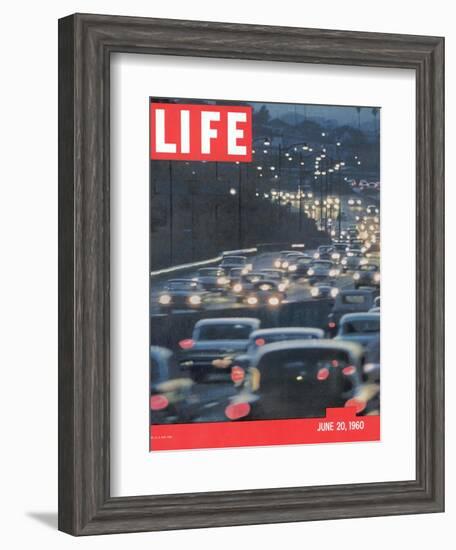 Highway Congestion, June 20, 1960-Ralph Crane-Framed Photographic Print