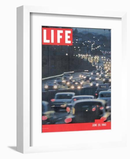 Highway Congestion, June 20, 1960-Ralph Crane-Framed Photographic Print