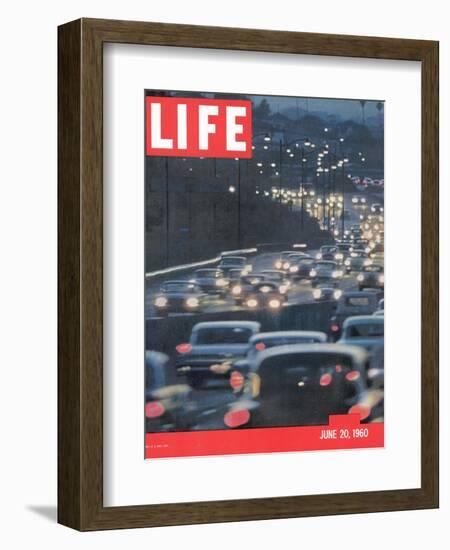 Highway Congestion, June 20, 1960-Ralph Crane-Framed Photographic Print