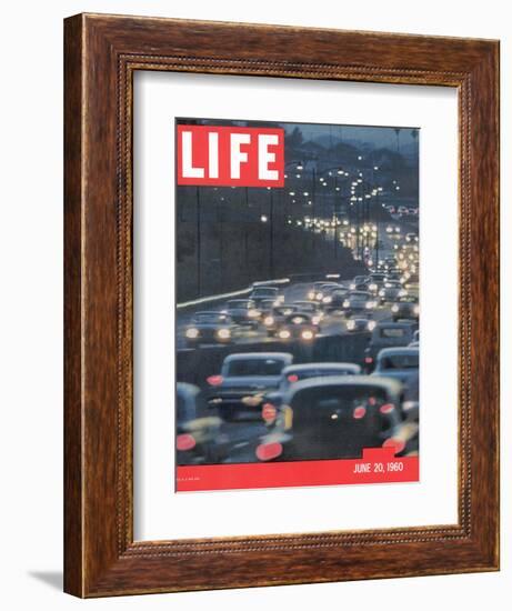 Highway Congestion, June 20, 1960-Ralph Crane-Framed Photographic Print