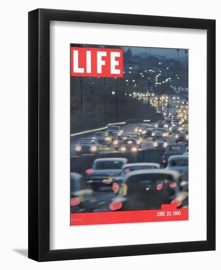 Highway Congestion, June 20, 1960-Ralph Crane-Framed Photographic Print