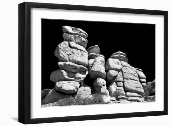 Highway Hoodoos I-Douglas Taylor-Framed Photo