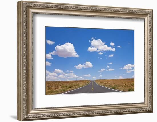 Highway in Arizona Desert-Paul Souders-Framed Photographic Print