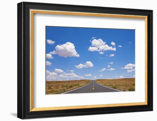 Highway in Arizona Desert-Paul Souders-Framed Photographic Print