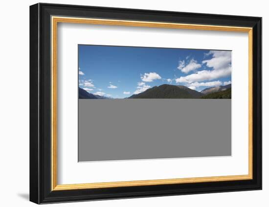 Highway in Fiordland National Park-Paul Souders-Framed Photographic Print