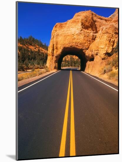 Highway Passing Through a Hill-Joseph Sohm-Mounted Photographic Print