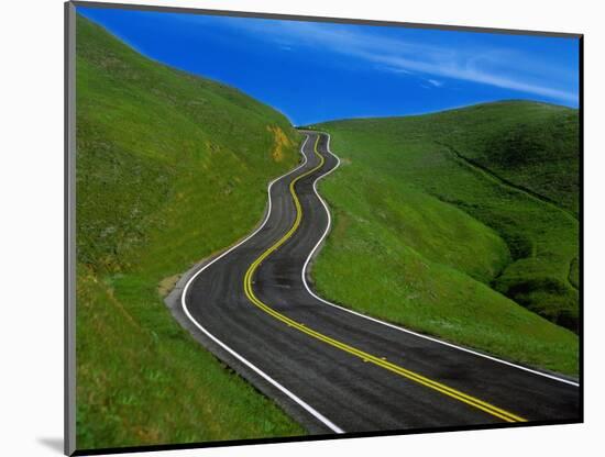 Highway Winding Through Countryside-Charles O'Rear-Mounted Photographic Print