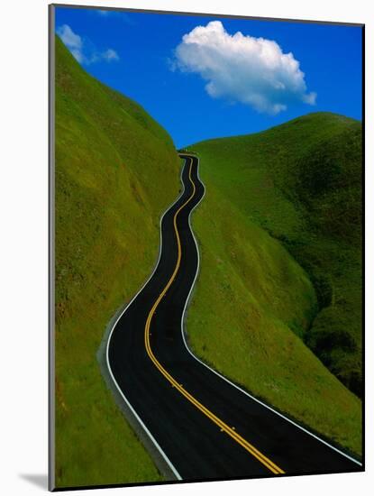 Highway Winding Through Countryside-Charles O'Rear-Mounted Photographic Print