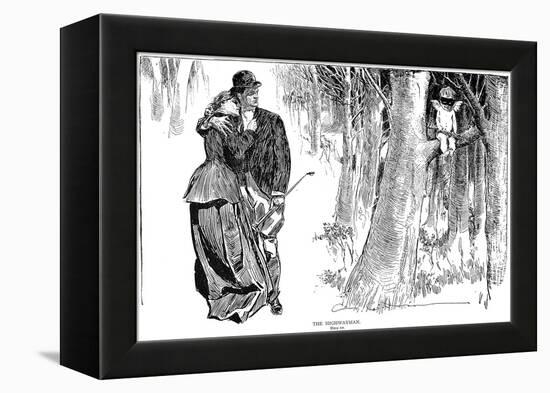 Highwayman, 1898-Charles Dana Gibson-Framed Premier Image Canvas