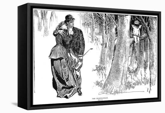 Highwayman, 1898-Charles Dana Gibson-Framed Premier Image Canvas