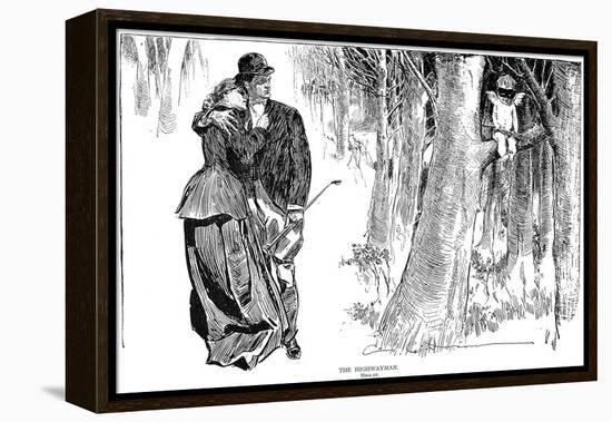 Highwayman, 1898-Charles Dana Gibson-Framed Premier Image Canvas