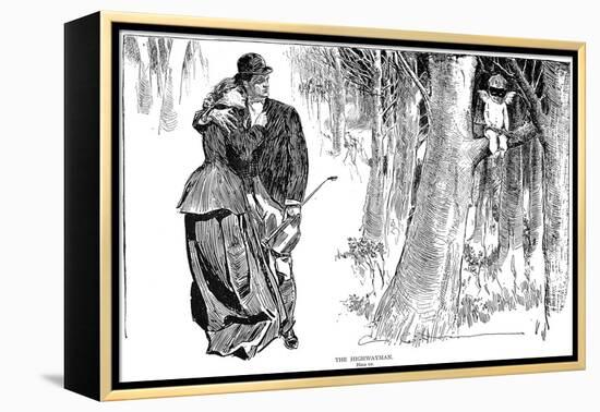 Highwayman, 1898-Charles Dana Gibson-Framed Premier Image Canvas