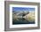 Hiker at Lac Blanc, Chamonix, Haute-Savoie, French Alps, France, Europe-Christian Kober-Framed Photographic Print