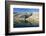 Hiker at Lac Blanc, Chamonix, Haute-Savoie, French Alps, France, Europe-Christian Kober-Framed Photographic Print