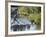 Hiker on Stepping Stones-null-Framed Photographic Print