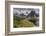 Hiker on the Nub, Mt. Assiniboine Provincial Park, Canada (MR)-Howie Garber-Framed Photographic Print