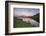 Hiker on the Shore Admires the Pink Colors of Dawn Reflected in Lake Campagneda, Valtellina, Italy-Roberto Moiola-Framed Photographic Print