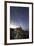 Hiker Standing Under Stars And Looking Up At Milky Way, Buffalo Point At Antelope Island SP, Utah-Austin Cronnelly-Framed Photographic Print