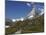 Hikers Below the Matterhorn, Zermatt, Valais, Swiss Alps, Switzerland, Europe-Hans Peter Merten-Mounted Photographic Print